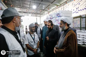 بازدید معاون بین الملل آستان قدس رضوی از موکب اهالی بصره