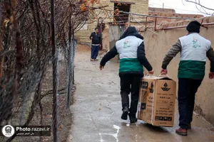 تحویل 24 دستگاه بخاری به خانواده&zwnj;های نیازمند روستای هندل&zwnj;آباد