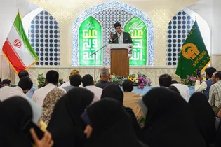 جشن زائران اردوزبان در حرم مطهر رضوی