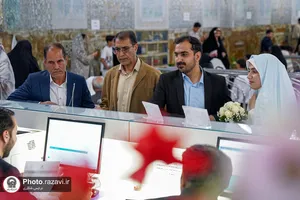 آغاز زندگی مشترک در حرم امام رضا علیه&zwnj;السلام