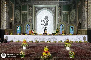 آیین خطبه&zwnj;خوانی شب میلاد امام رضا(علیه&zwnj;السلام) در حرم مطهر رضوی - 2