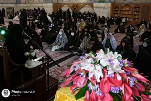 مراسم میلاد امام حسین(علیه&zwnj;السلام) در رواق نجمه خاتون