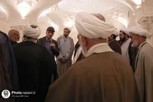بازدید مدیران حوزه نمایندگی ولی&zwnj;فقیه در وزارت جهاد کشاورزی از بخش&zwnj;های مختلف حرم امام رضا علیه&zwnj;السلام