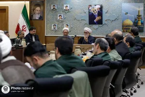 حضور تولیت آستان قدس رضوی در جمع فرماندهان سپاه امام رضا علیه&zwnj;السلام