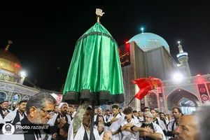عزاداری هیأت مذهبی استان کرمان در حسینیه حرم