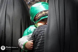 همایش "شیرخوارگان حسینی" در حرم مطهر رضوی-2