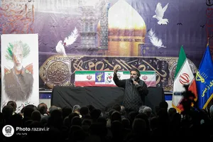 تشییع پیکر فرمانده قرارگاه عملیاتی سجاد سراوان در مشهد