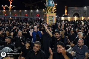 آئین خطبه&zwnj;خوانی شب عاشورا در حرم مطهر رضوی-2