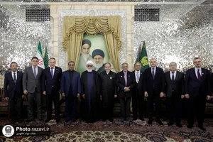 دیدار شرکت کنندگان بیست و هشتمین اجلاسیه سازمان اکو با تولیت آستان قدس رضوی-2