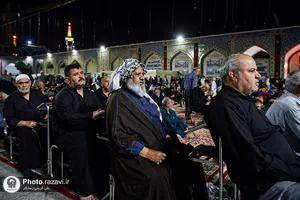 عزاداری شام اربعین حسینی ویژه زائران عرب&zwnj;زبان حرم مطهر رضوی