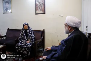 دیدار تولیت آستان قدس رضوی با خانواده شهدا