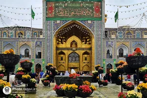 حال و هوای حرم مطهر رضوی در ایام میلاد حضرت معصومه سلام الله علیها