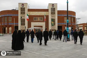 بازدید کارکنان آستان قدس از موسسات موقوفه خدمات زائر رضوی