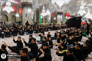 اجتماع دانش آموزی &laquo;احلی من العسل&raquo; در حرم مطهر رضوی