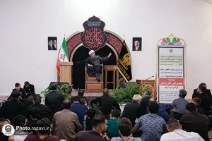 اجرای نیت موقوفه مهدی قلی خان قرایی در حرم مطهر رضوی