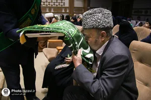 آیین تکریم خادمین کشیک هفتم یگان حفاظت آستان قدس رضوی