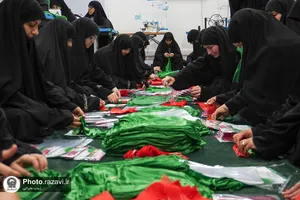 کارگاه دوخت لباس شیرخوارگان حسینی