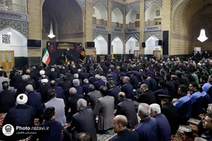 مراسم عزاداری روز شهادت امام صادق(علیه&zwnj;السلام) در حرم مطهر رضوی