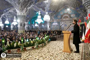 مراسم شب ولادت حضرت زینب(س) در حرم مطهر رضوی