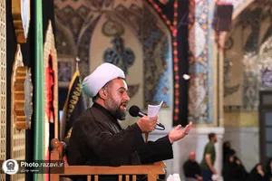 عزاداری سنتی شب سوم محرم در &laquo;حسینیه حرم&raquo;