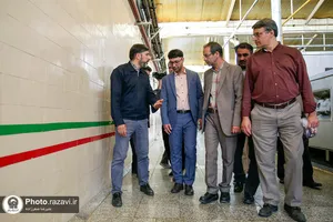بازدید کارکنان آستان قدس رضوی از شرکت صنایع غذایی رضوی