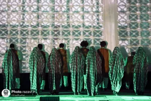 حضور تولیت آستان قدس رضوی در نمایش آیینی آسمان هشتم