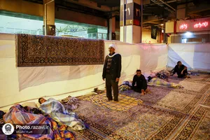 اسکان زائران دهه آخر صفر در پارکینگ&zwnj;های حرم مطهر