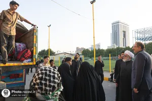 بازدید تولیت آستان قدس رضوی از موکب بنیاد کرامت