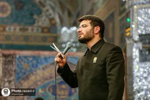 مراسم عزاداری شب شهادت امام صادق(علیه&zwnj;السلام) در حرم مطهر رضوی
