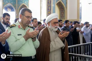 اقامه نماز عید سعید فطر در حرم مطهر رضوی - 1