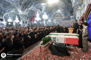 اجتماع بزرگ عاشورائیان در حرم مطهر رضوی