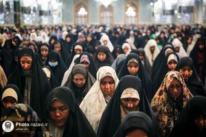 اقامه نماز عید فطر در حرم مطهر رضوی-3
