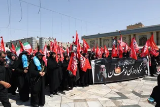 Noghani women hold epic ritual on Imam Reza martyrdom anniv.