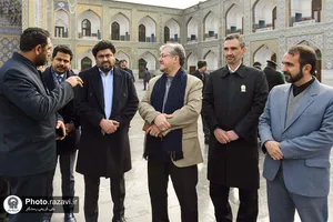 تشرف حکمران ایالت سند پاکستان به حرم مطهر رضوی