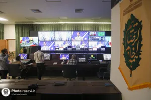 پوشش رسانه ای مراسم تحویل سال در حرم مطهر رضوی