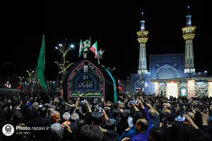 عزاداری سنتی شب چهارم محرم در &laquo;حسینیه حرم&raquo;