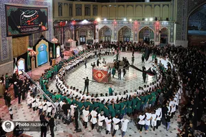 عزاداری سنتی شب پنجم محرم در &laquo;حسینیه حرم&raquo;