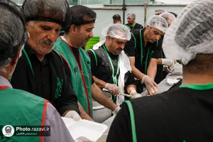 بازدید قائم مقام تولیت آستان قدس رضوی از مواکب اطراف حرم مطهر رضوی