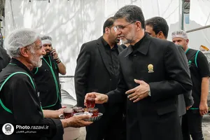 بازدید قائم مقام تولیت آستان قدس رضوی از مواکب اطراف حرم مطهر رضوی