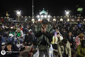 مراسم احیا شب بیست و سوم ماه مبارک رمضان در حرم مطهر رضوی - 1
