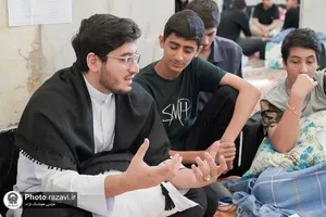 اعتکاف دانش &zwnj;آموزان مدارس امام رضا علیه&zwnj;السلام-٢