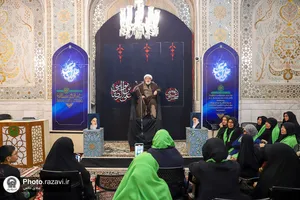 عزاداری زائران ترک زبان در حرم مطهر رضوی
