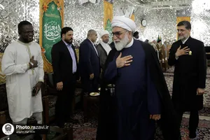 دیدار شرکت کنندگان کنگره جهانی حضرت رضا علیه&zwnj;السلام با تولیت آستان قدس رضوی