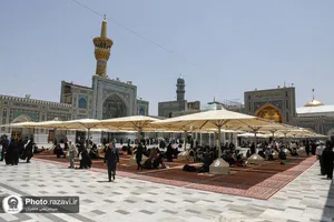 سایه بر سر زائران امام مهربانی