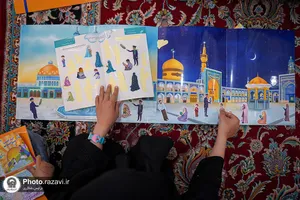 جشن &laquo;امیرة الصبر و الرحمة&raquo; در حرم مطهر رضوی