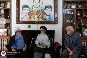 دیدار تولیت آستان قدس رضوی با خانواده شهیدان صبوری