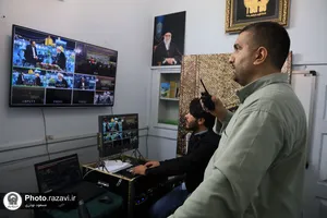 پشت صحنه تلاش خادمان رسانه ای همزمان با دهه کرامت (۱)