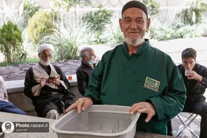پذیرایی هیأت احباب الرسول عراق در چایخانه غدیر