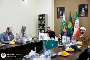 اهدای مدال قهرمانی کشتی به حرم مطهر رضوی