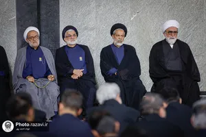 آئین بزرگداشت رهبر شهید انقلاب اسلامی در حرم مطهر رضوی